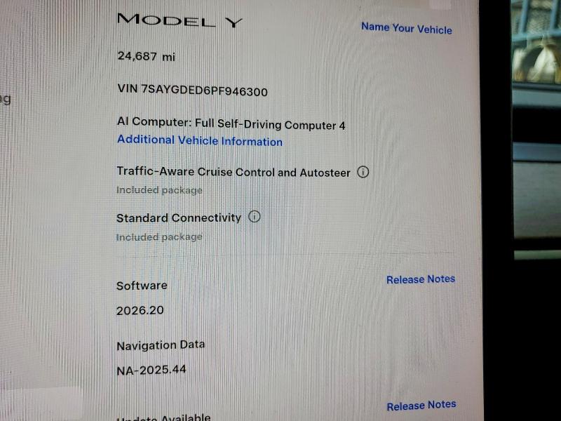 2023 Tesla Model Y მანქანა იყიდება აუქციონზე, vin: 7SAYGDED6PF946300, აუქციონის ნომერი: 60704016