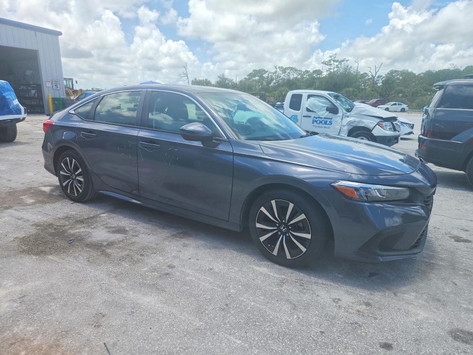 62100446 :رقم المزاد ، JHMFE1F71NX009373 vin ، 2022 Honda Civic مزاد بيع