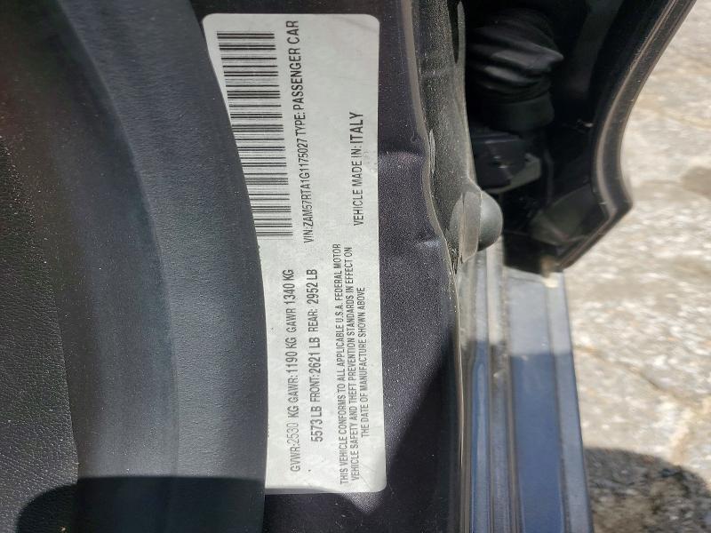 2016 Maserati Ghibli მანქანა იყიდება აუქციონზე, vin: ZAM57RTA1G1175027, აუქციონის ნომერი: 60557266