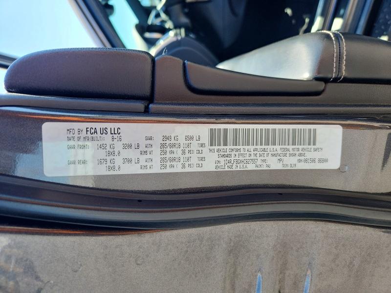 Продаж на аукціоні авто 2017 Jeep Grand Cherokee, vin: 1C4RJFBGXHC627557, номер лоту: 61602426