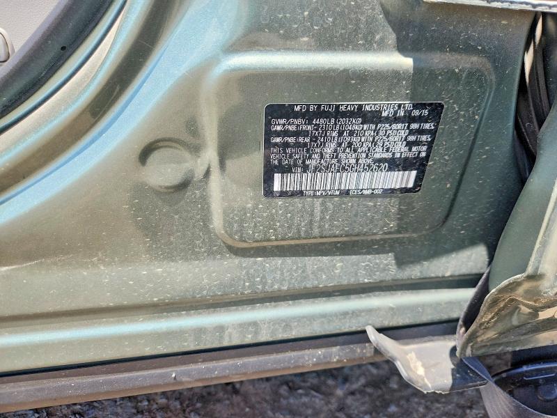 Aukcja sprzedaży 2016 Subaru Forester, vin: JF2SJAFC5GH452620, numer aukcji: 59773646