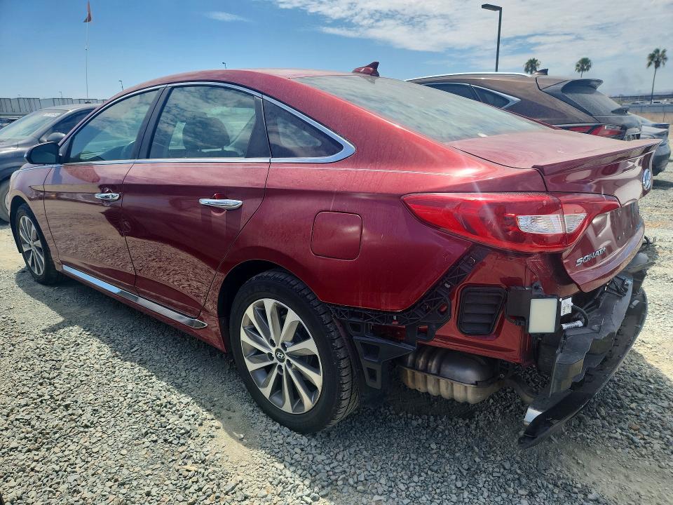 2015 Hyundai Sonata მანქანა იყიდება აუქციონზე, vin: 5NPE34AF3FH040785, აუქციონის ნომერი: 61792576