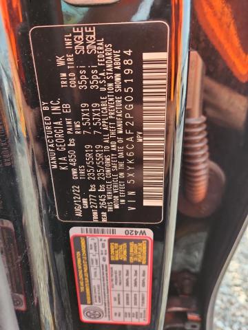 63468416 :رقم المزاد ، 5XYK6CAF2PG051984 vin ، 2023 Kia Sportage مزاد بيع