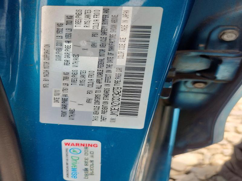 Aukcja sprzedaży 2012 Mazda Mazda2, vin: JM1DE1KZ1C0134279, numer aukcji: 59371046
