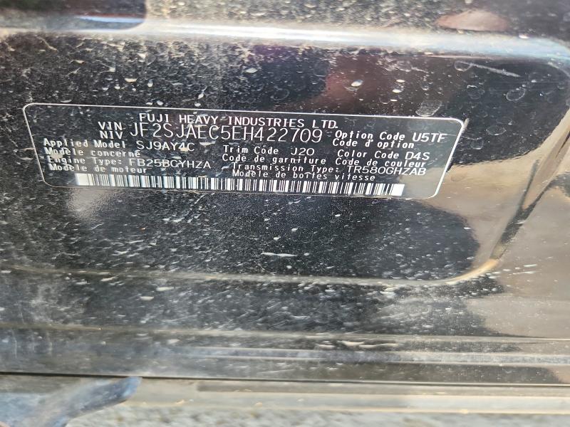 Aukcja sprzedaży 2014 Subaru Forester, vin: JF2SJAEC5EH422709, numer aukcji: 63256516