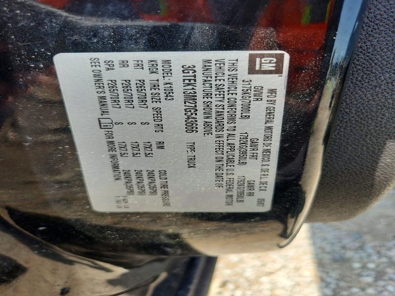 61427346 :رقم المزاد ، 3GTEK13M27G543666 vin ، 2007 Gmc New Sierra مزاد بيع