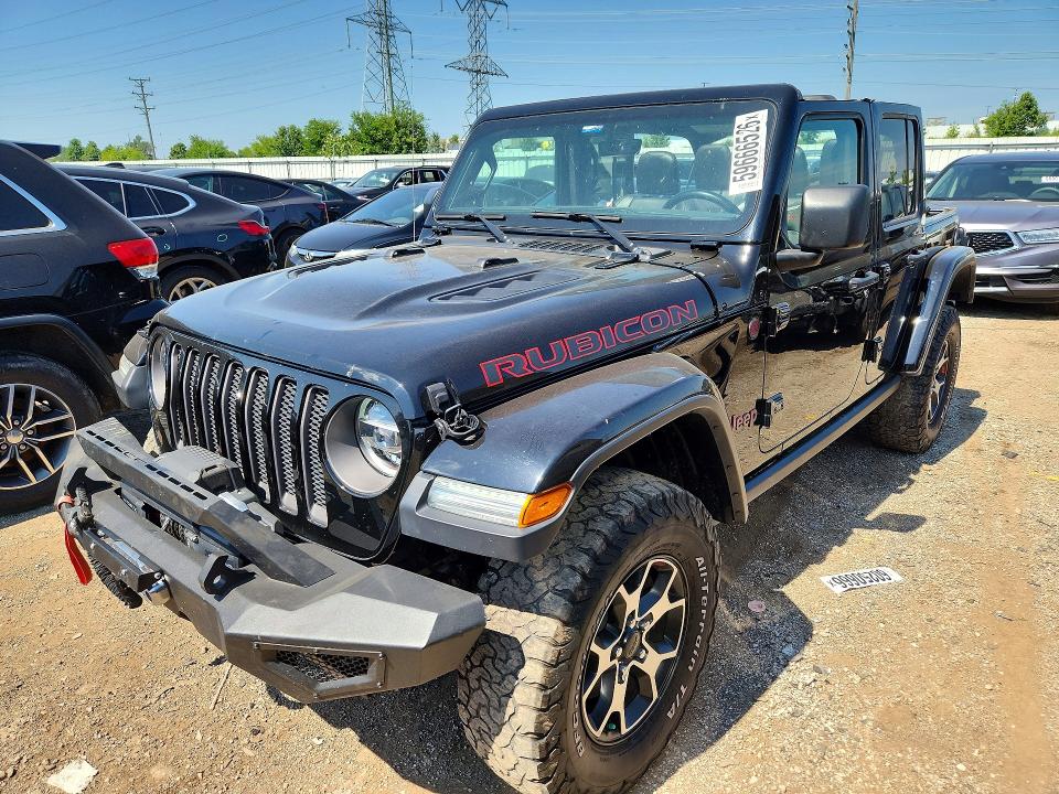 2020 Jeep Wrangler Unlimited მანქანა იყიდება აუქციონზე, vin: 1C4HJXFG3LW239282, აუქციონის ნომერი: 59666526