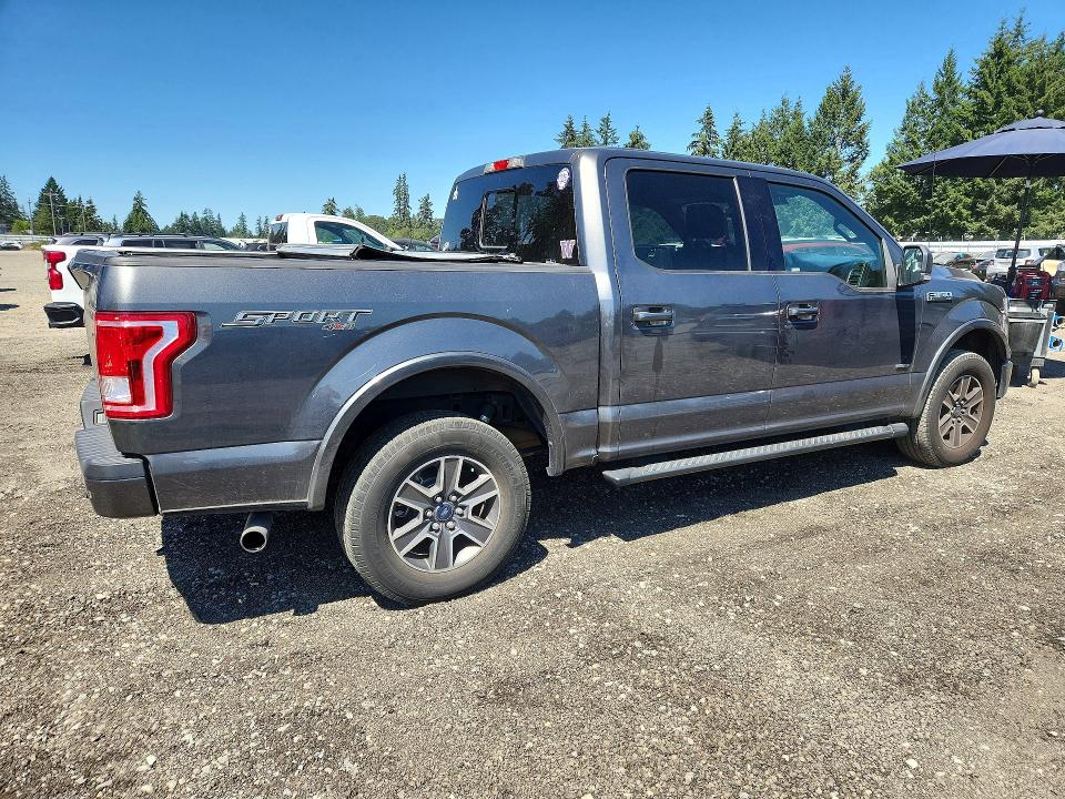 2017 Ford F150 მანქანა იყიდება აუქციონზე, vin: 1FTEW1EG8HFA47317, აუქციონის ნომერი: 61001706