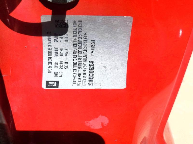 Продажа на аукционе авто 2013 Chevrolet Camaro, vin: 2G1FB3D38D9224647, номер лота: 62630956