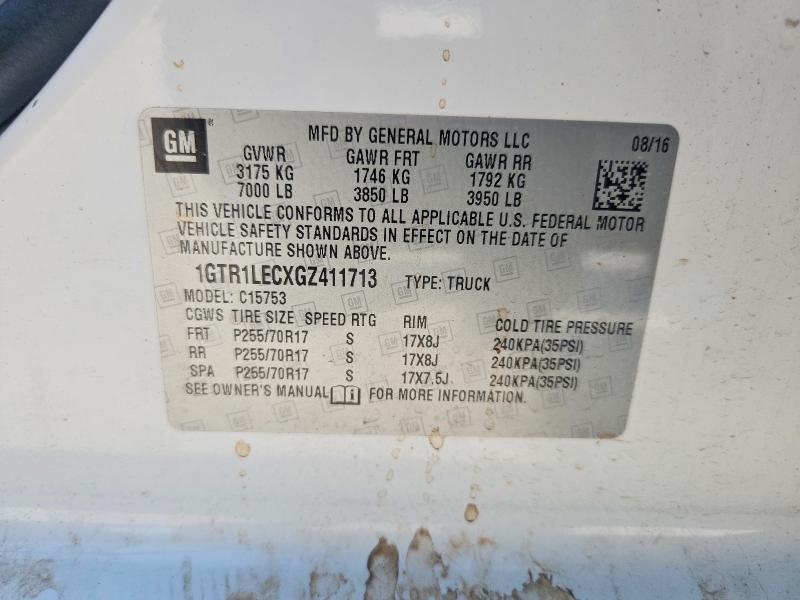 Продажа на аукционе авто 2016 Gmc Sierra, vin: 1GTR1LECXGZ411713, номер лота: 62749536