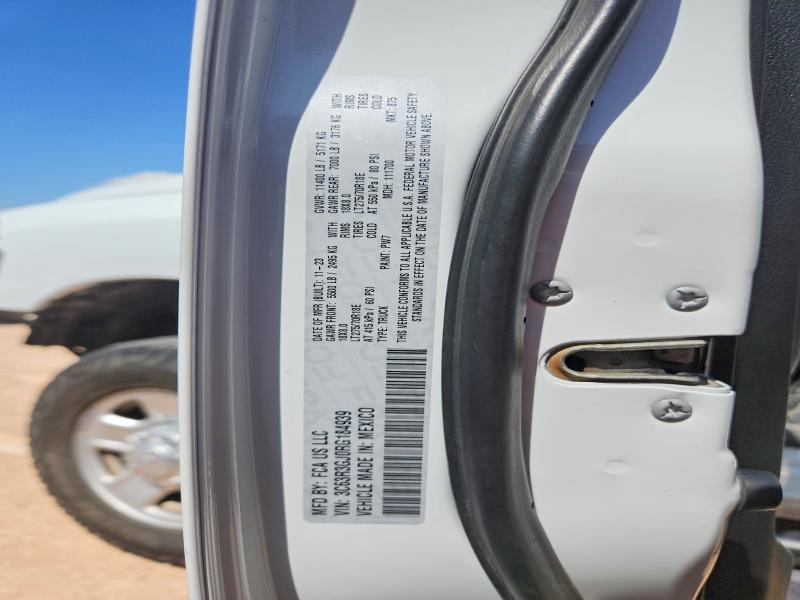 2024 Ram 3500 მანქანა იყიდება აუქციონზე, vin: 3C63R3GJ0RG184939, აუქციონის ნომერი: 62139106