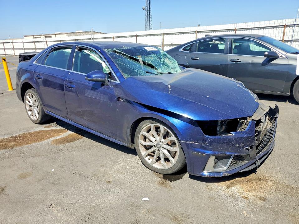 2019 Audi A4 მანქანა იყიდება აუქციონზე, vin: WAUENAF43KN014212, აუქციონის ნომერი: 63140956