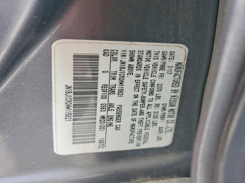Продаж на аукціоні авто 2017 Nissan Rogue Sport, vin: JN1BJ1CR0HW115621, номер лоту: 62047876