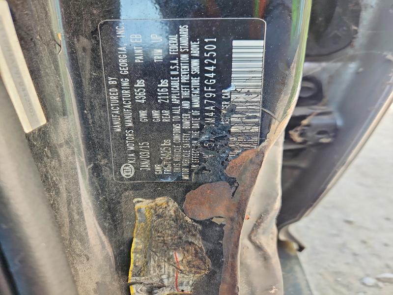 2015 Kia Optima მანქანა იყიდება აუქციონზე, vin: 5XXGM4A79FG442501, აუქციონის ნომერი: 61099876