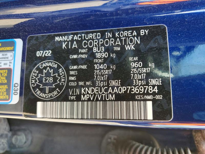 Aukcja sprzedaży 2023 Kia Seltos, vin: KNDEUCAA0P7369784, numer aukcji: 60630046
