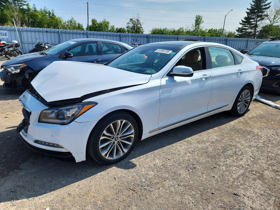 61395726 :رقم المزاد ، KMHGN4JE8HU193614 vin ، 2017 Genesis G80 مزاد بيع