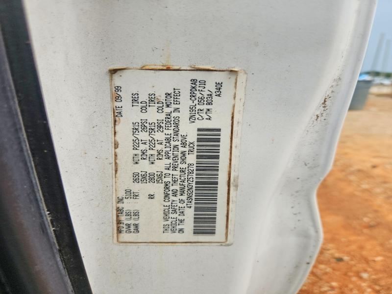 59668906 :رقم المزاد ، 4TASN92N3YZ578278 vin ، 2000 Toyota Tacoma مزاد بيع