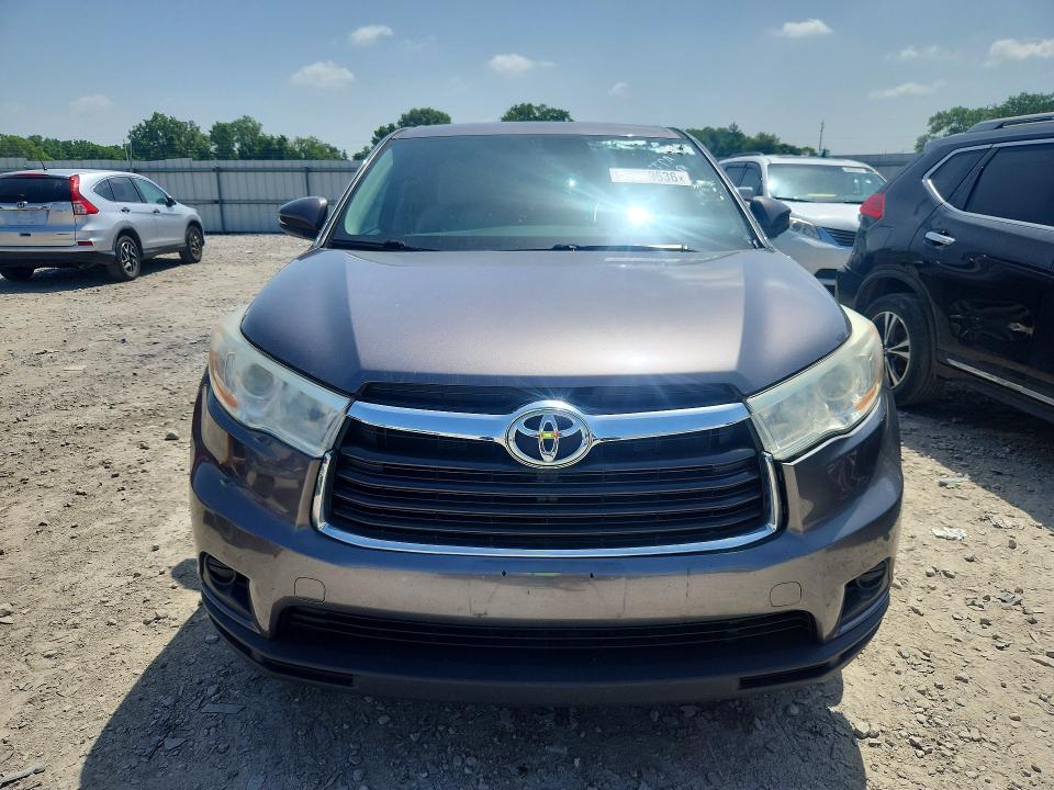 59649636 :رقم المزاد ، 5TDZARFH3ES005803 vin ، 2014 Toyota Highlander مزاد بيع