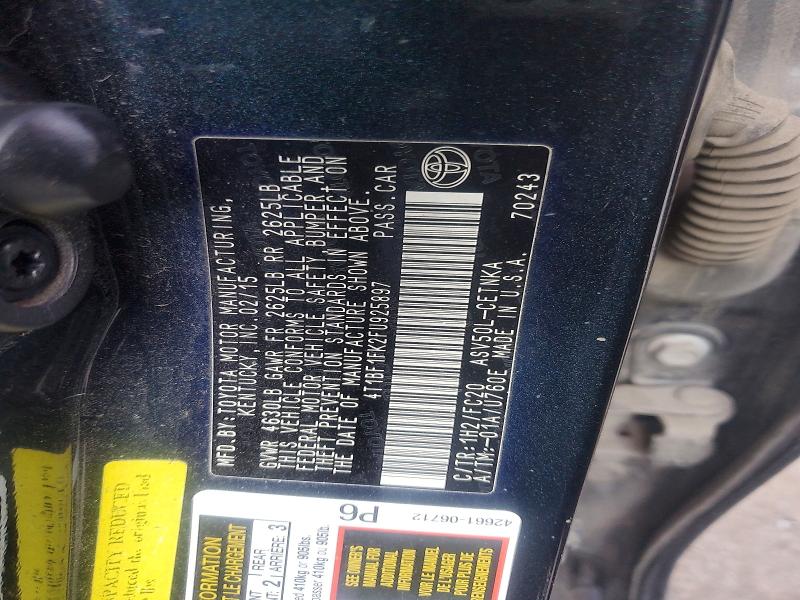 Aukcja sprzedaży 2015 Toyota Camry, vin: 4T1BF1FK2FU925897, numer aukcji: 61299696