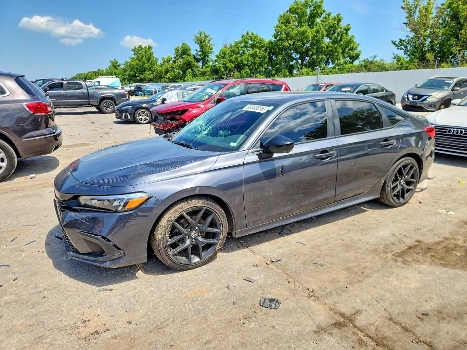 2022 Honda Civic მანქანა იყიდება აუქციონზე, vin: 2HGFE2F51NH539225, აუქციონის ნომერი: 59306596