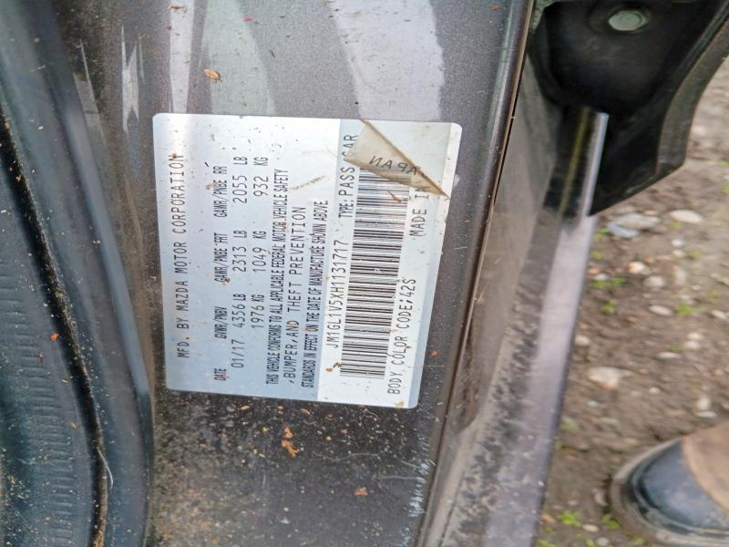 61544576 :رقم المزاد ، JM1GL1V5XH1131717 vin ، 2017 Mazda 6 مزاد بيع