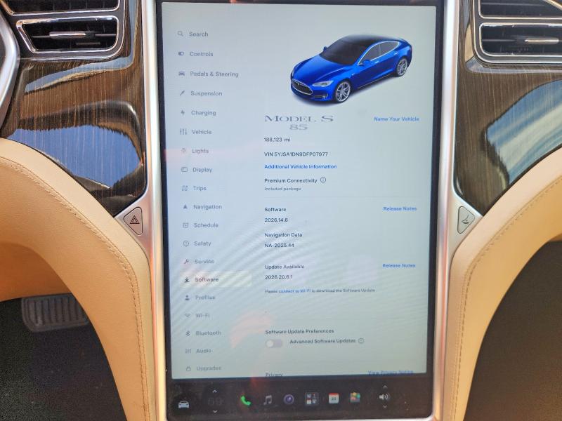 Продажа на аукционе авто 2013 Tesla Model S, vin: 5YJSA1DN9DFP07977, номер лота: 61159226