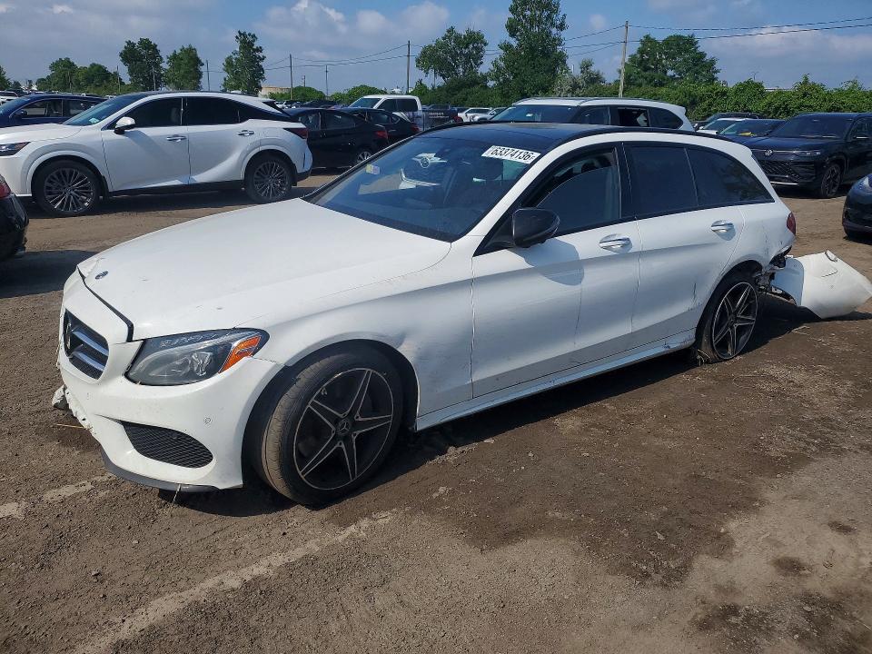 2018 Mercedes-benz C მანქანა იყიდება აუქციონზე, vin: WDDWH4KB3JF654696, აუქციონის ნომერი: 63374136