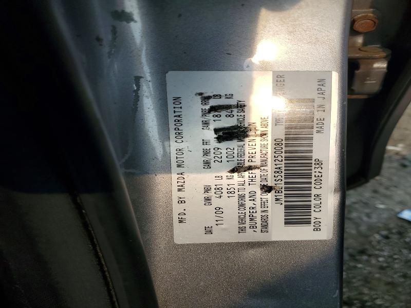 Продаж на аукціоні авто 2010 Mazda 3, vin: JM1BL1S58A1250080, номер лоту: 60372946