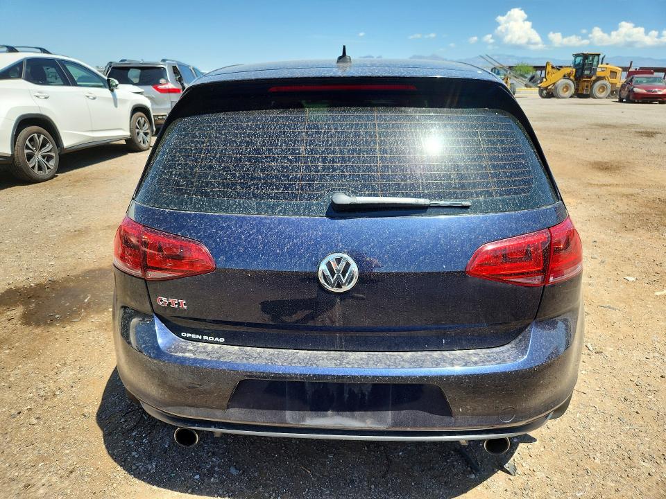 2017 Volkswagen Gti მანქანა იყიდება აუქციონზე, vin: 3VW447AU6HM063741, აუქციონის ნომერი: 63151386