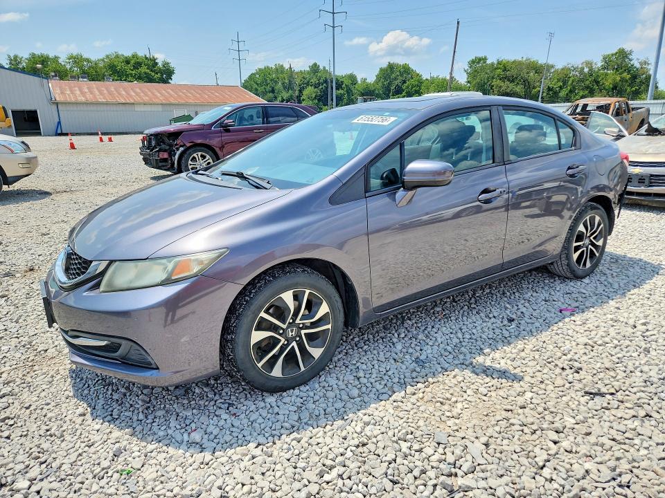 61552756 :رقم المزاد ، 2HGFB2F87EH555710 vin ، 2014 Honda Civic مزاد بيع