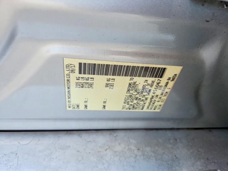 Aukcja sprzedaży 2017 Nissan Maxima, vin: 1N4AA6AP8HC456067, numer aukcji: 61856656