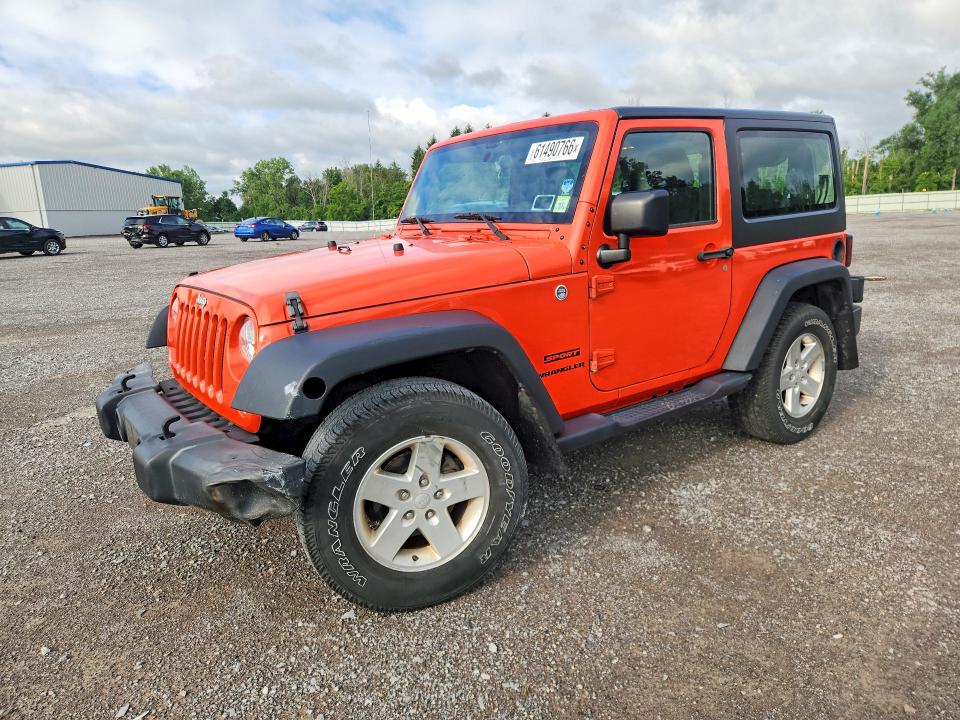 2015 Jeep Wrangler მანქანა იყიდება აუქციონზე, vin: 1C4AJWAG7FL700427, აუქციონის ნომერი: 61490766