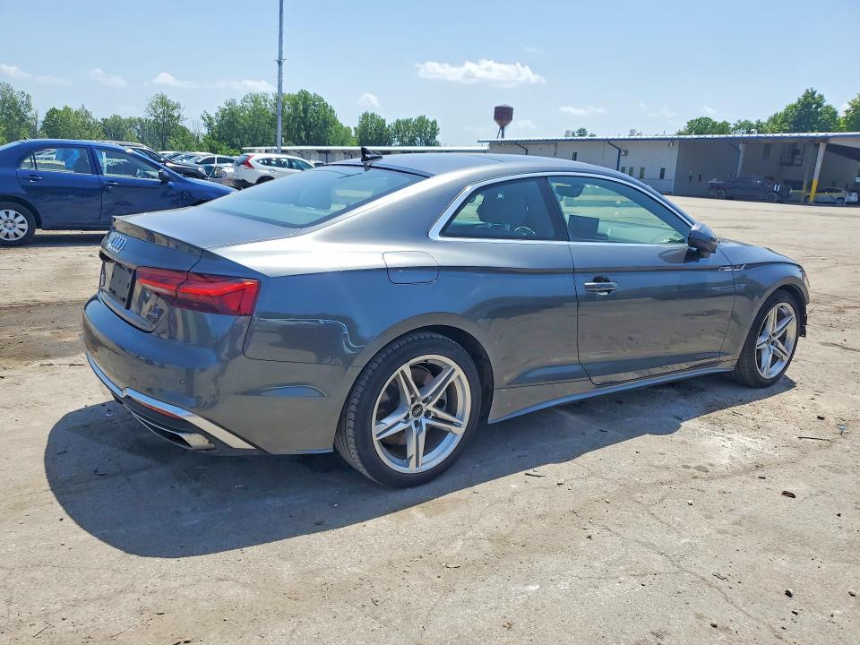 2021 Audi A5 მანქანა იყიდება აუქციონზე, vin: WAUTAAF5XMA055751, აუქციონის ნომერი: 59392186