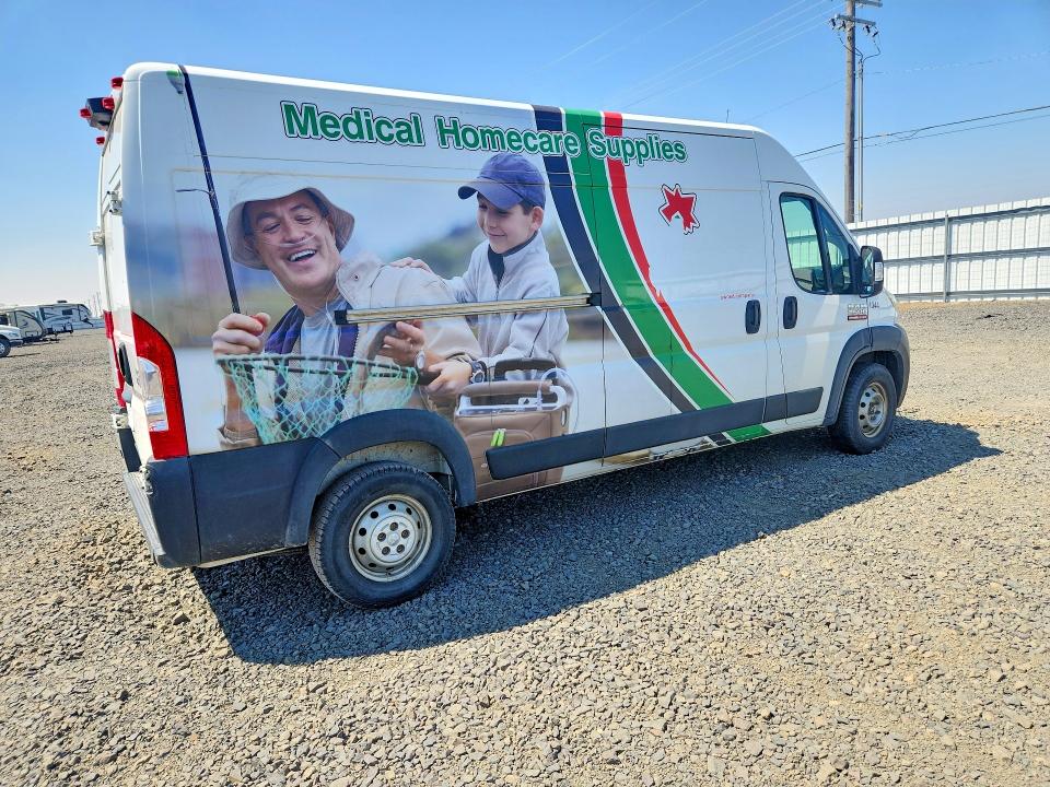 62124706 :رقم المزاد ، 3C6TRVDG7LE128021 vin ، 2020 Ram Promaster 2500 مزاد بيع