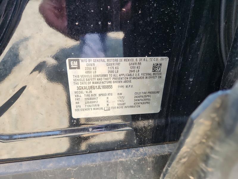 59168596 :رقم المزاد ، 3GKALUEU1JL169855 vin ، 2018 Gmc Terrain مزاد بيع