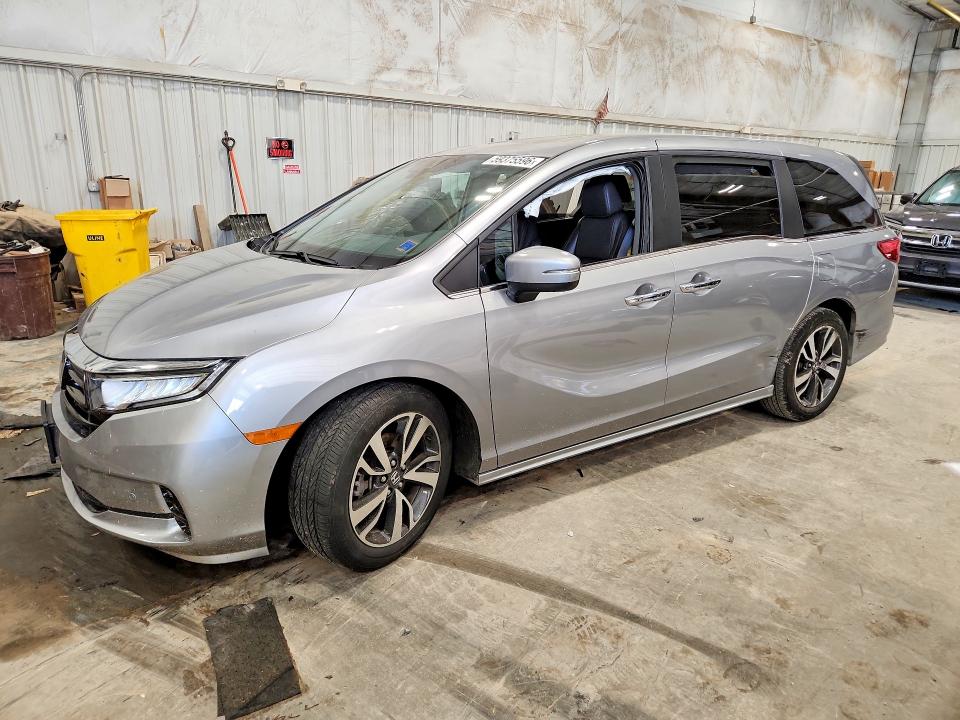 59375596 :رقم المزاد ، 5FNRL6H8XPB038553 vin ، 2023 Honda Odyssey مزاد بيع