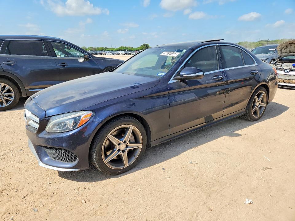 2015 Mercedes-benz C მანქანა იყიდება აუქციონზე, vin: 55SWF6GB9FU009291, აუქციონის ნომერი: 63195606