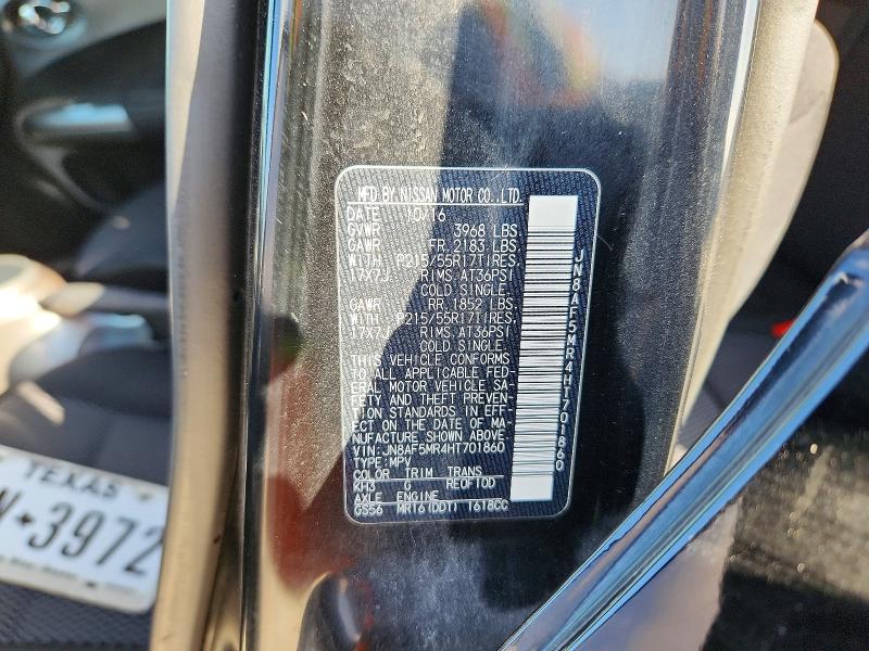 Aukcja sprzedaży 2017 Nissan Juke, vin: JN8AF5MR4HT701860, numer aukcji: 60309186