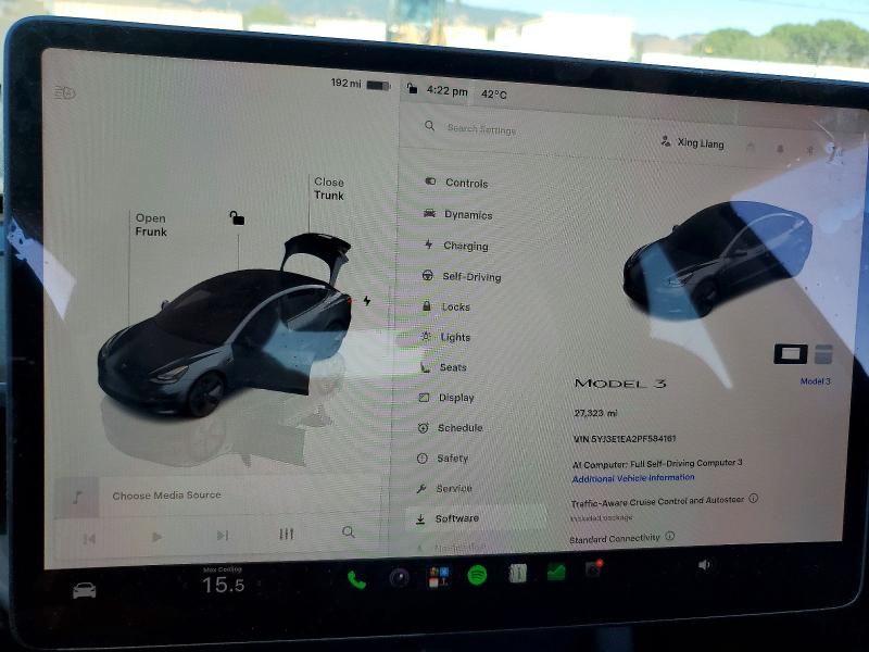 Продаж на аукціоні авто 2023 Tesla Model 3, vin: 5YJ3E1EA2PF584161, номер лоту: 61234286