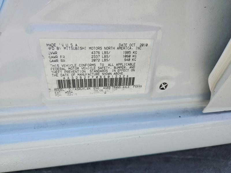 Продаж на аукціоні авто 2011 Mitsubishi Galant, vin: 4A32B2FF0BE012324, номер лоту: 62774156