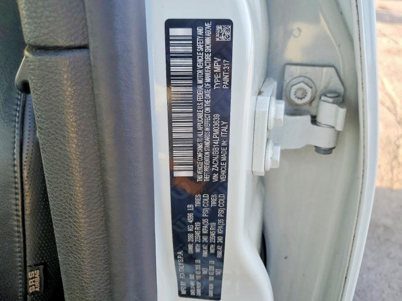 59852726 :رقم المزاد ، ZACNJBB14LPM03639 vin ، 2020 Jeep Renegade مزاد بيع