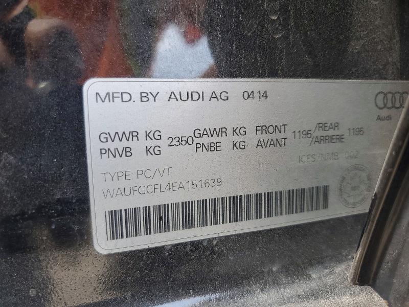 Продажа на аукционе авто 2014 Audi S4, vin: WAUFGCFL4EA151639, номер лота: 62323646