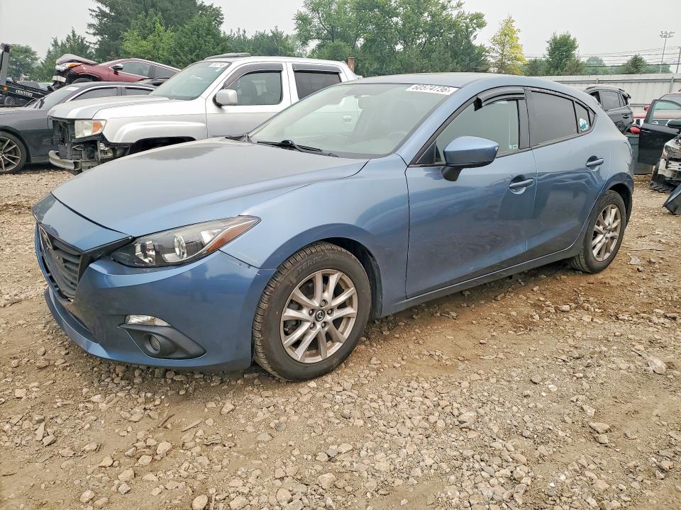 60574736 :رقم المزاد ، JM1BM1M70F1234443 vin ، 2015 Mazda 3 مزاد بيع