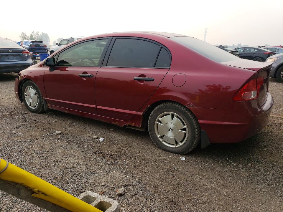 59229196 :رقم المزاد ، 2HGFA16418H018653 vin ، 2008 Honda Civic مزاد بيع