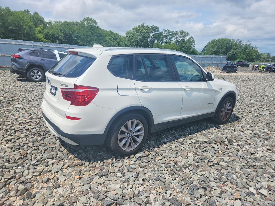 2017 Bmw X3 მანქანა იყიდება აუქციონზე, vin: 5UXWX9C33H0T22934, აუქციონის ნომერი: 62825486