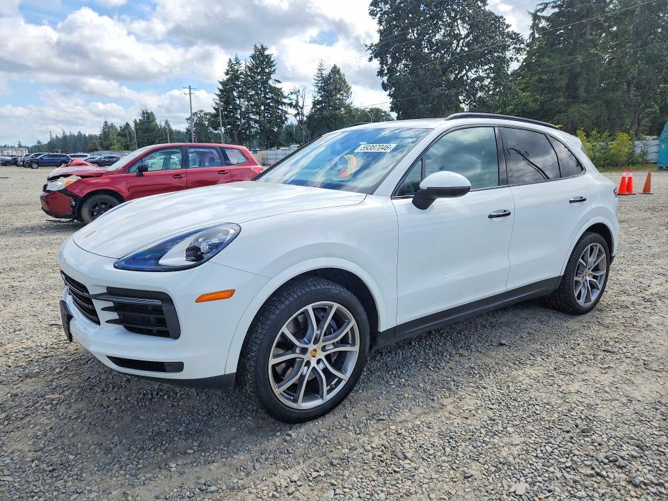 59387046 :رقم المزاد ، WP1AA2AYXMDA00764 vin ، 2021 Porsche Cayenne مزاد بيع