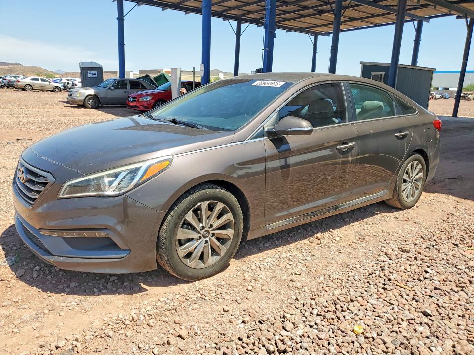 60969896 :رقم المزاد ، 5NPE34AF3HH588286 vin ، 2017 Hyundai Sonata مزاد بيع