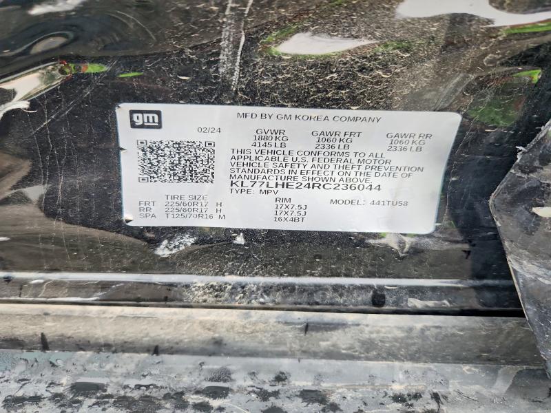 Продажа на аукционе авто 2024 Chevrolet Trax, vin: KL77LHE24RC236044, номер лота: 61442746