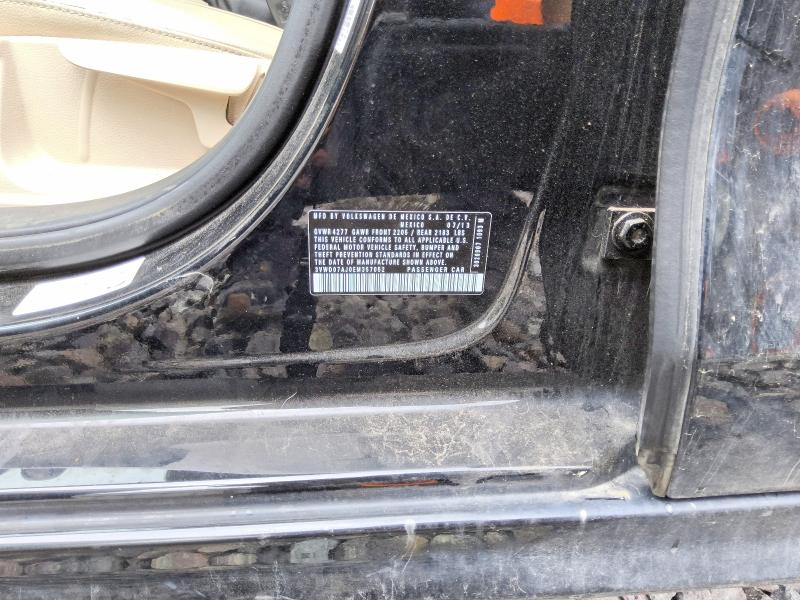 61499776 :رقم المزاد ، 3VWD07AJ0EM357052 vin ، 2014 Volkswagen Jetta مزاد بيع
