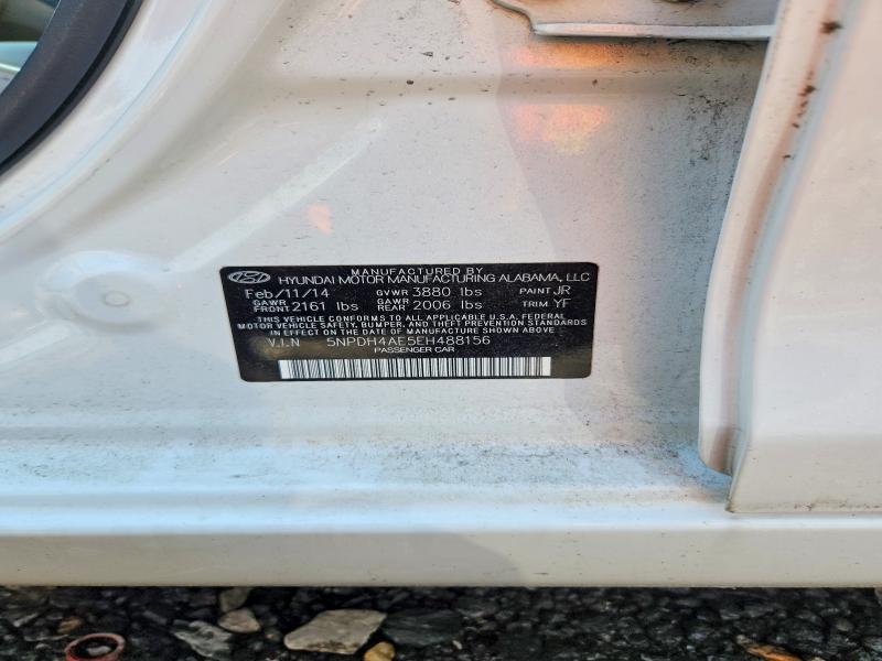 Aukcja sprzedaży 2014 Hyundai Elantra, vin: 5NPDH4AE5EH488156, numer aukcji: 61476906